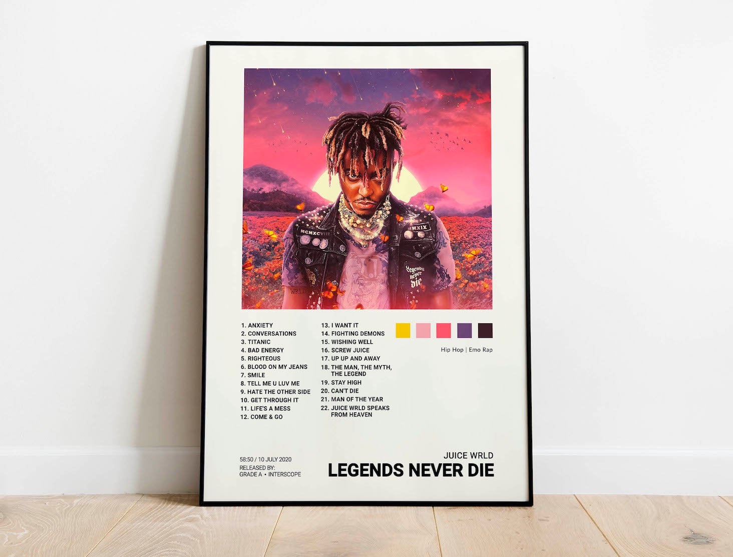 Juice WRLD - Legends Never Die Album Cover Poster | Architeg Prints